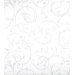 Perfect Princess Scroll Wallpaper in White with Glitter