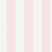 Silk Stripe Wallpaper in White / Pink