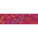 Paisley Border in Magenta