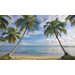 Beach View Chair Rail Prepasted Mural