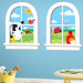 Down on the Farm Peel and Stick Window&nbsp;Wall Decal