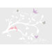 Rockabye Bird Branch Peel and Stick Giant Wall Decals