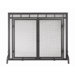 4 Panel Wrought Iron Fireplace Screen