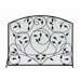 Leaves Flat Fireplace Screen