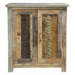 Vintage Print Block Cabinet
