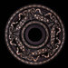 Hearst Castle Abundancia 13" Ceiling Medallion in Sterling Walnut