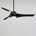 58" Artemis 3 Blade Ceiling Fan with Wall Control
