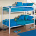Twin over Twin Bunk Bed with Built-In Ladder