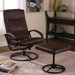 Two Toned Relax Reclining Chair and Ottoman