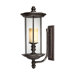 Chestatee One Light Wall Lantern in English Bronze and Gold