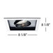 Low Voltage Recessed Downlight with Multi Spot Trim for MT130Mh