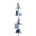 Pole Caddy with Wire Shelves in Chrome