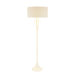Two Light Floor Lamp in Ivory