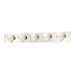 Pocket Five Light Bath Vanity in Polished Nickel