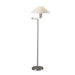 Boring Floor Lamp in Matte Brushed Nickel