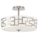 Alecia's Necklace 3 Light Semi Flush Mount