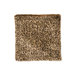 Leopard Faux Fur Pillow Cover with Camel-Faux Suede Back