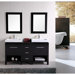 New York 60" Contemporary Bathroom Vanity