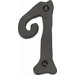 5.5" Large Scroll House Numbers