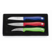 Silverpoint II 3 Piece Colored Paring Set