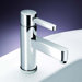 Cromo Zas Single Hole Bathroom Faucet with Single Handle