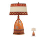 31" One Light Table Lamp in Painted Ceramic