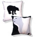 Animal Instinct  ReversibleTotally Polar Bear Pillow