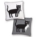 Cat and Kitten Reversible Pillow