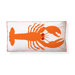 Lobster Double Sided Cotton Pillow