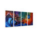Cosmic Collision by Megan Duncanson, Abstract Wall Art - 23.5" x 48"