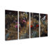 Blue Grass And Wildflowers Metal Wall Hanging