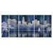 Los Angeles Skyline Metal Wall Hanging