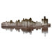 Detroit Reflection II Metal Wall Art