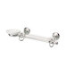 Idra Classic Style Wall Mounted Towel Bar with Soap Dish in Chrome