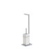 Urania Free Standing Two Function Bathroom Butler in Chrome