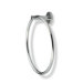 Venus Wall Mounted Circle Towel Ring in Chrome