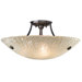 Ambra 3 Light Semi Flush Mount