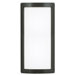 Omni Medium One Light Outdoor Wall Sconce with Opal Glass Shade in Silver