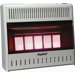 Five Plaque infrared Dual Fuel Wall Heater