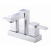 Reef Centerset Bathroom Sink Faucet with Double Lever Handles