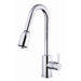 Amalfi Single Handle Single Hole Kitchen Pull-Down Faucet