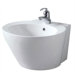 Luzern Wall Mounted Bathroom Sink in White