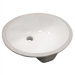 17" Oval Undermount Bathroom Sink