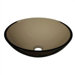 Glass Sink in Tinted Brown
