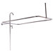 End Mount Shower Riser with Enclosure for Tub Wall Faucets