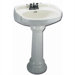 Aberdeen Petite Pedestal Sink Top with 8" Centers