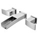 Kenzo Wall Mounted Bathroom Faucet with Double Handles