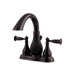 Virtue Centerset Bathroom Faucet with Single Lever Handle