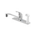 Pfirst Series One Handle Centerset Kitchen Faucet with Side Spray