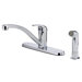 Pfirst Series One Handle Kitchen Faucet with Sidespray